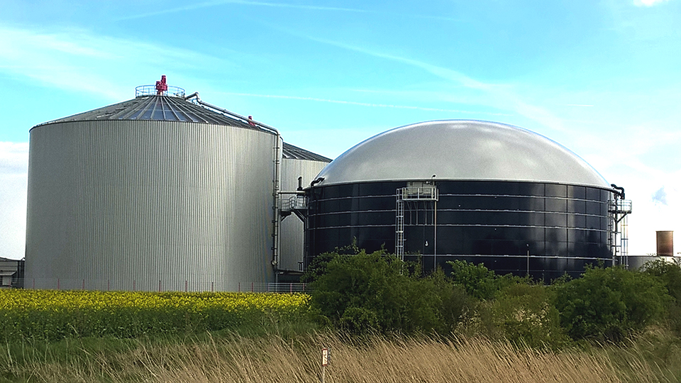 Biogaskammare